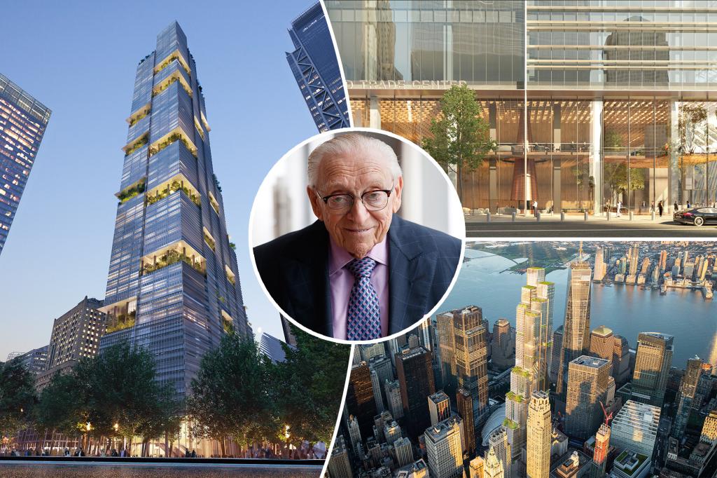 Developer Larry Silverstein seeks to lure Amex to help him build the final tower at the World Trade Center complex