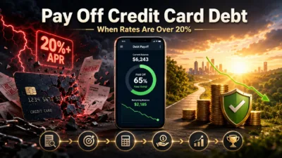 How to Pay Off Credit Card Debt When Interest Rates Are Over 20%