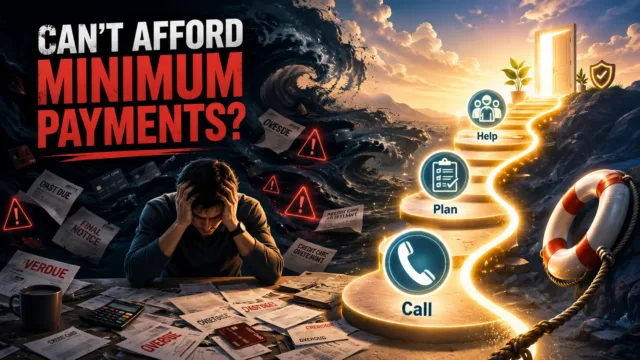 What to Do If You Cannot Afford Your Minimum Payments